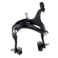 Prettyia Bicycle Brake C Caliper System Front/Rear Side Pull Brake Long Arms Clamp Quick-Release Bike Lever Cable Housing - B07DCRQ9P2